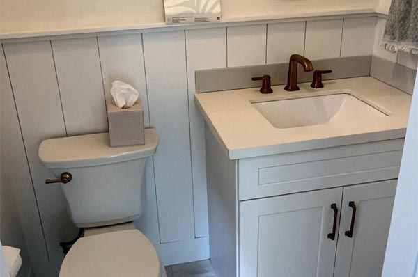bathroom plumbing vista